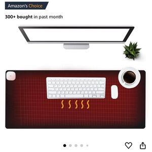 Warm desk pad